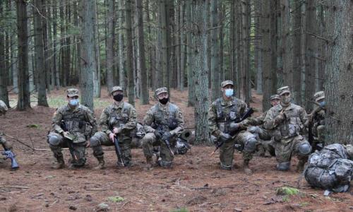 Cadets receiving instruction 