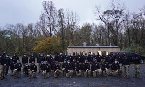 The SKBn poses after the successful completion of the Land Navigation Lab.
