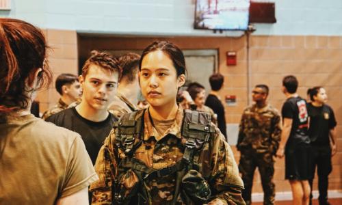 CDT Bae preparing for 15m swim