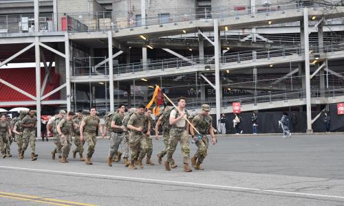 Ranger Challenge running