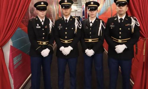 Color guard at Madison Square garden