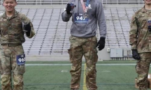 CDT Lancaster 1st place at west point half marathon ruck